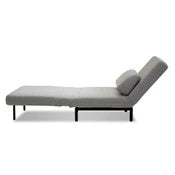 Swivo Motion Sleeper Chair - Light Grey/Silver