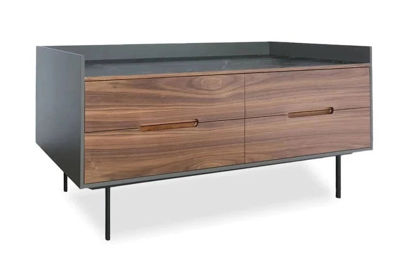 Slater Low Buffet - Walnut