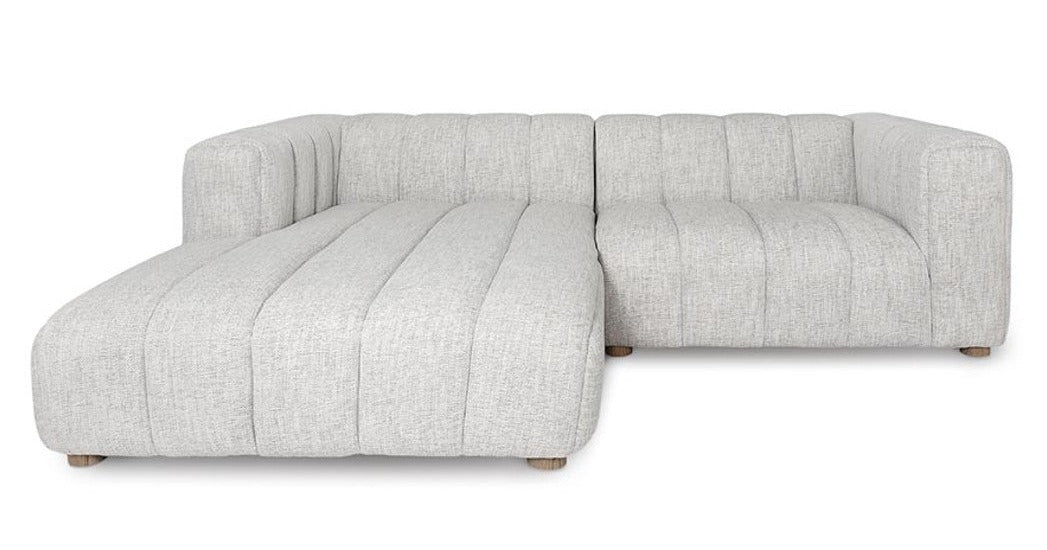 Jason 2 Pc Sectional Sofa – LHF Chaise - Coconut