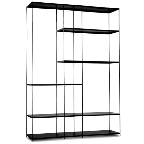 Etta Black Wall Rack - Large