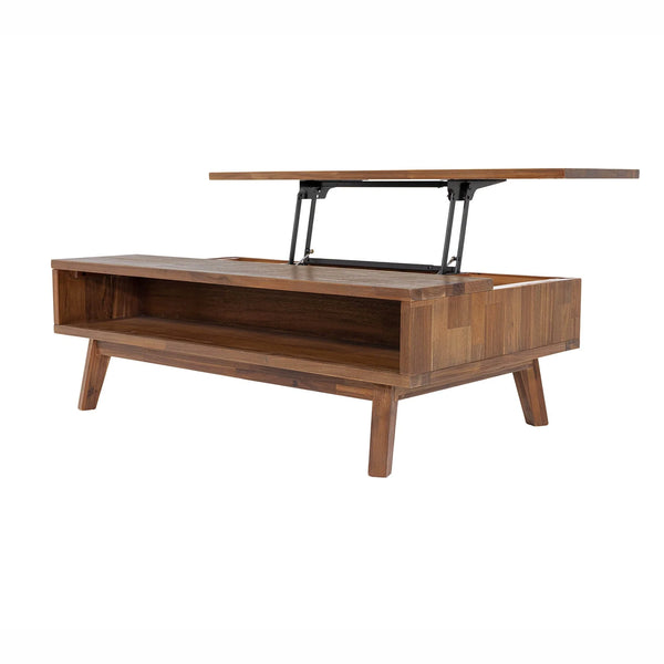 Maya Coffee Table With Lift Top - Warm Pecan