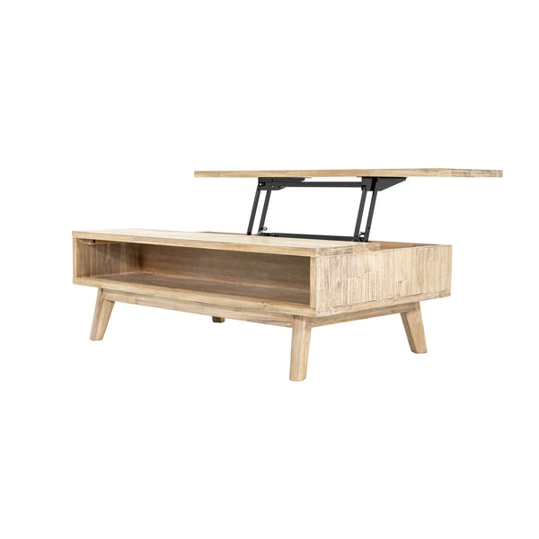 Maya Coffee Table With Lift Top - Light Driftwood