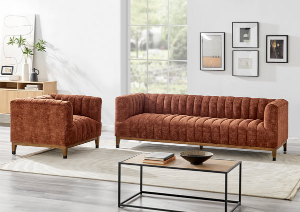 Jason Condo Sized Sofa – Russet Brown