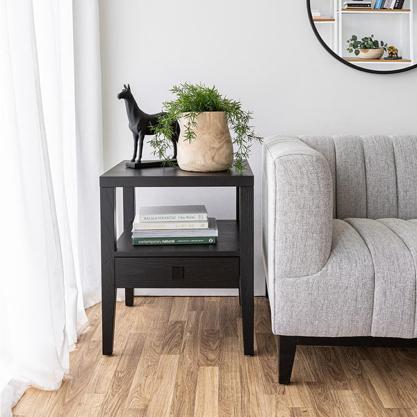 Katherine 1 Drawer Dresser – Black