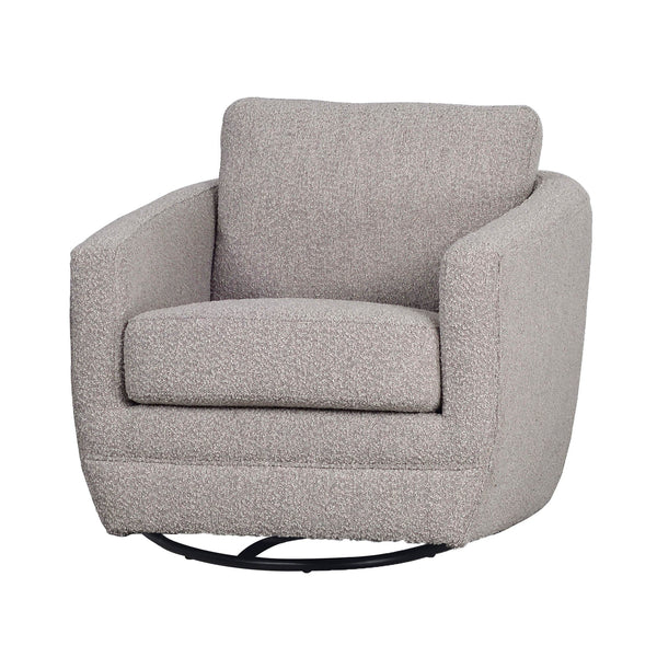 Halting Swivel Glider - Bouclé Grey