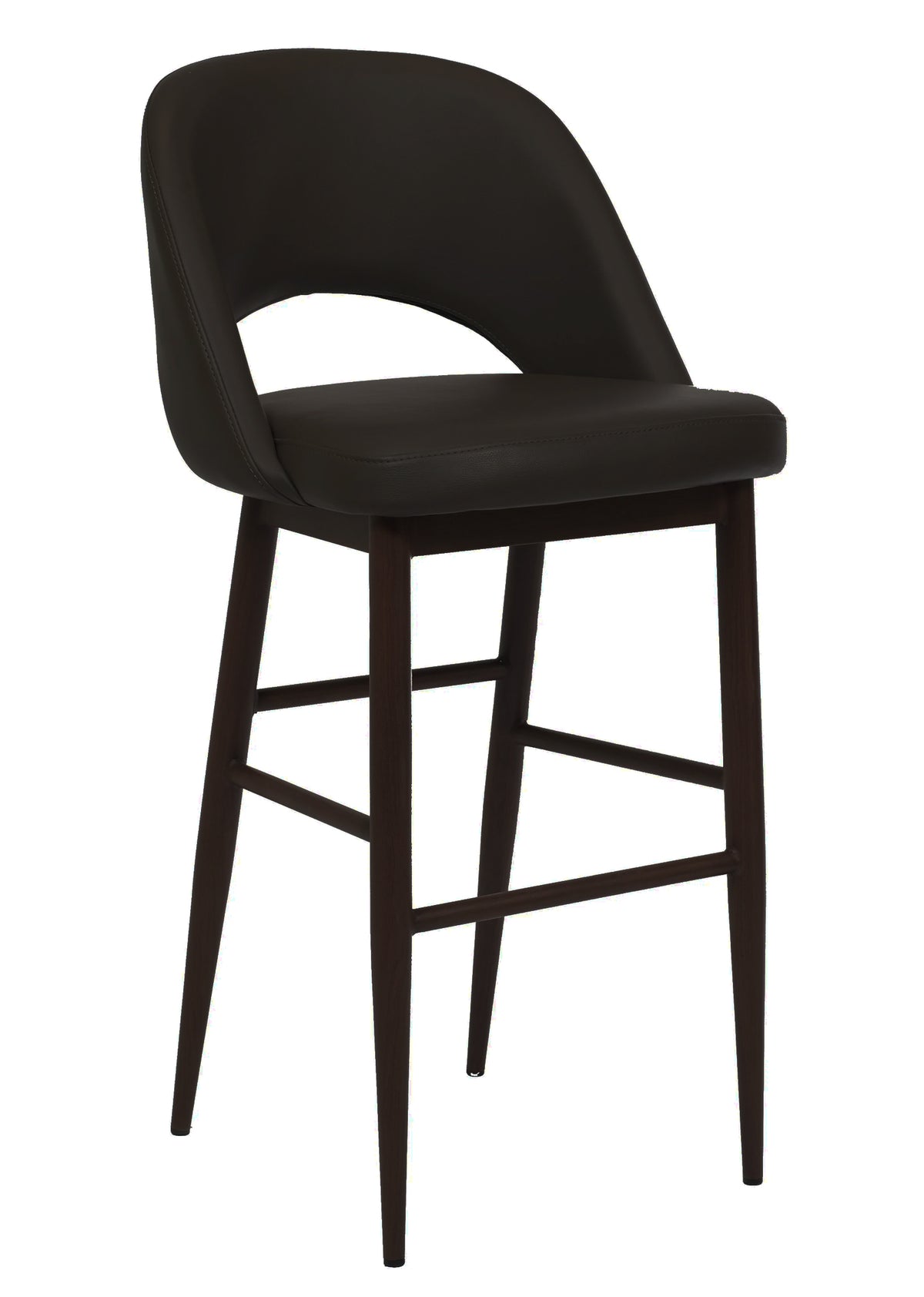 Harry Bar Stool - Black/Matte Black Base