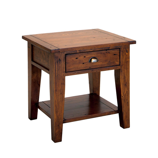 Irish Coast Reclaimed Pine End Table - Regular