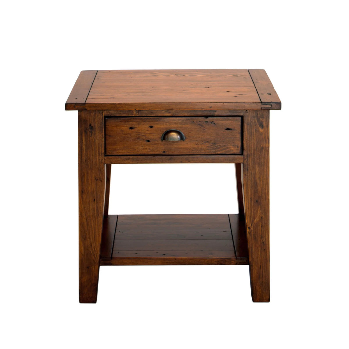 Irish Coast Reclaimed Pine End Table - Regular