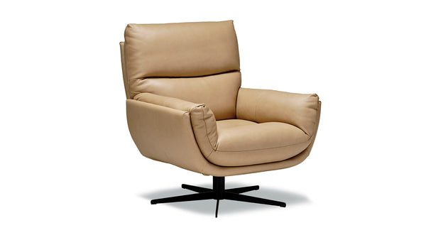 Sienna Leather Swivel Chair