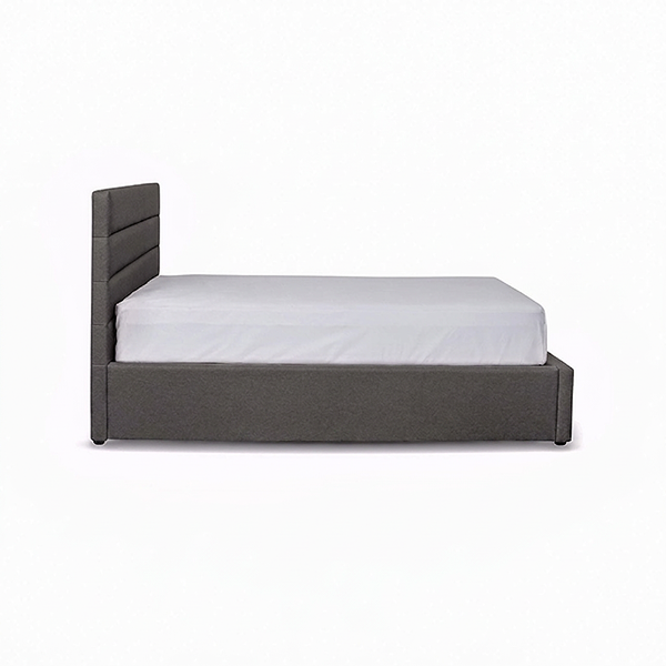 Danny King Bed – Dark Greige