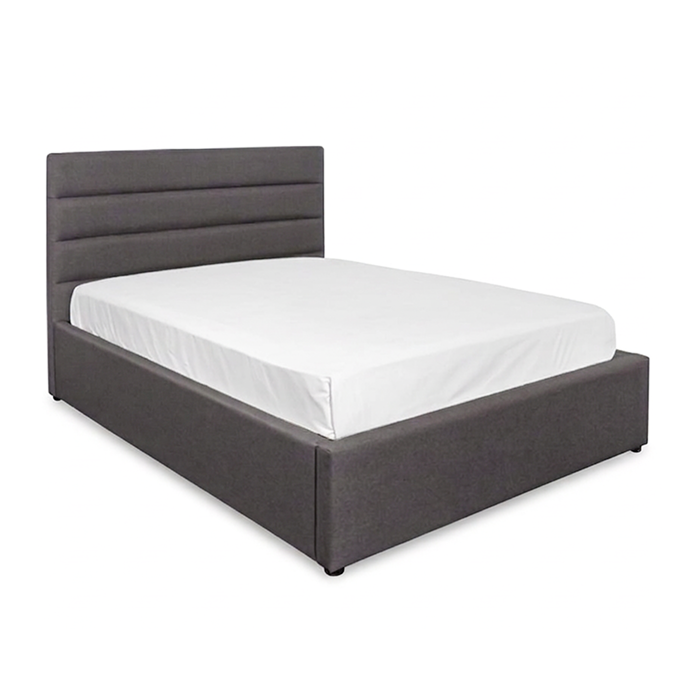 Danny Double Bed – Dark Greige