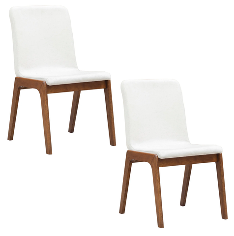 Jeremy Dining Chair (Set of 2) - Cream Fabric