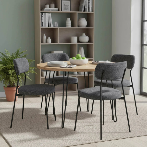 Molly Dining Chair - Charcoal