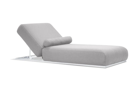 Bondi Lounger Chair - Silver Grey