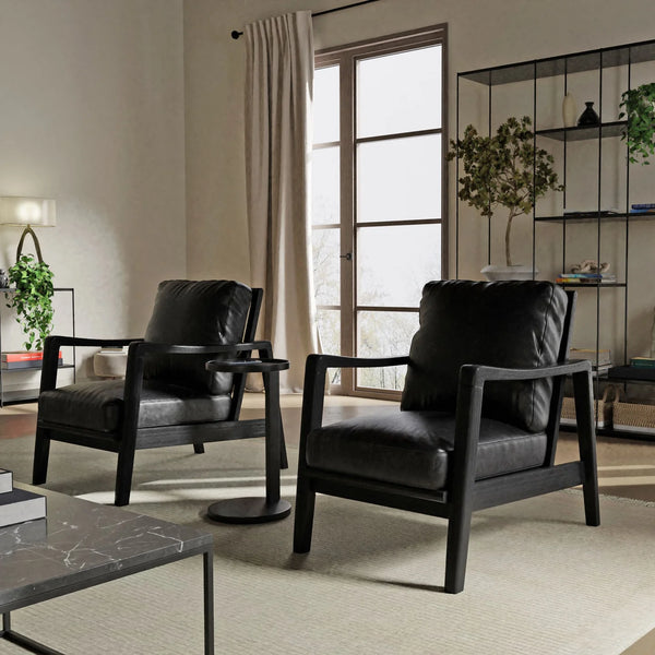 Buckles Lounge Chair - Black