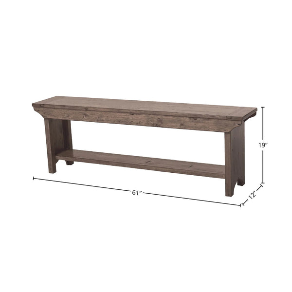 Irish Coast Long Bench - Sundried