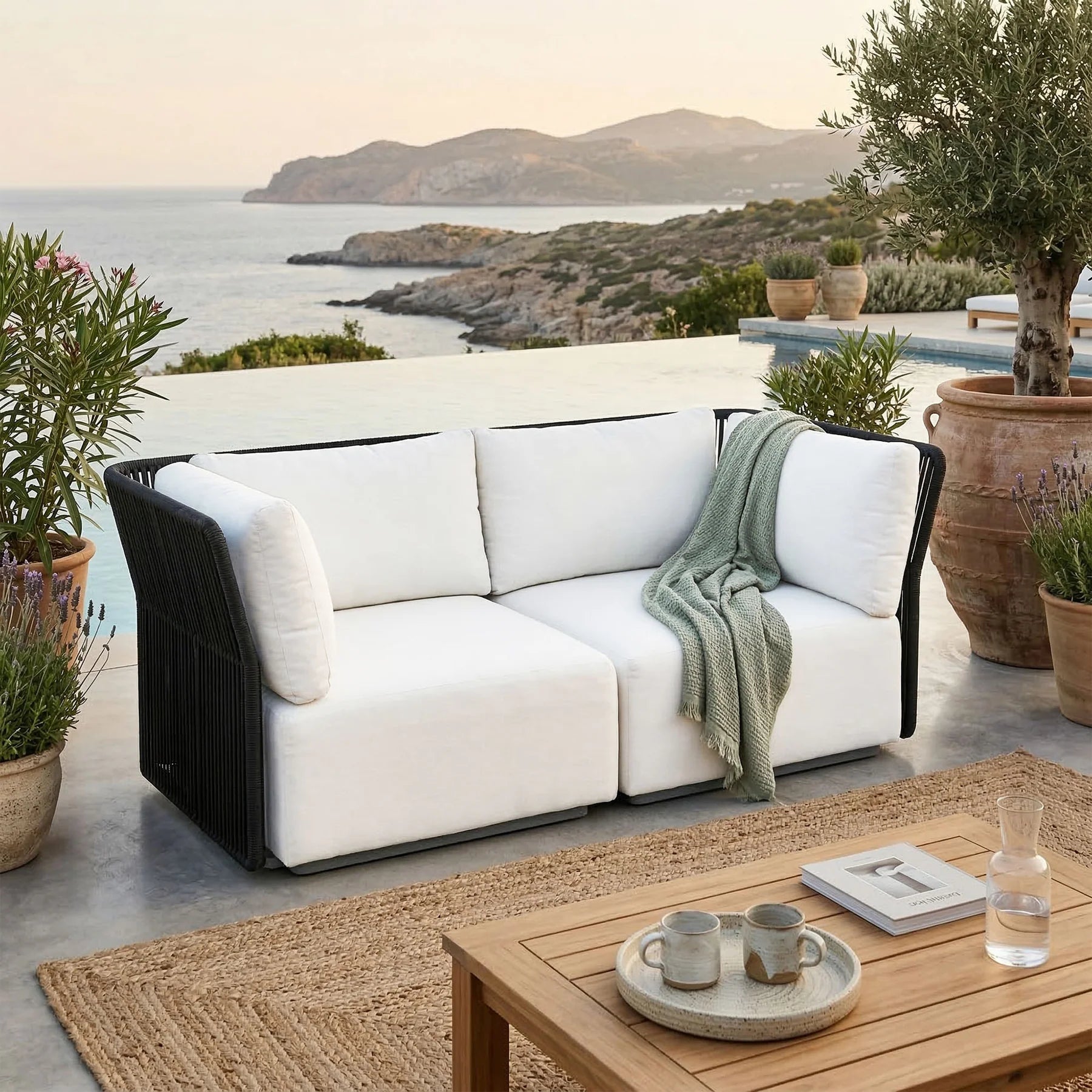 Ravenna Outdoor Loveseat