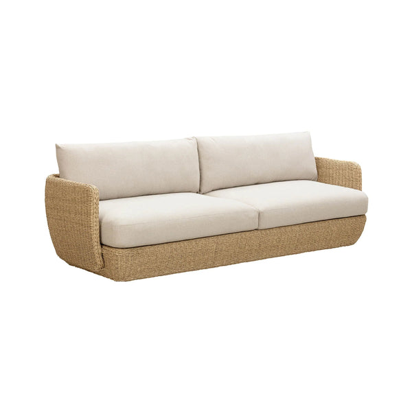Woven Coastal Sofa