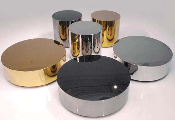 Sphere Round Coffee Table - Silver
