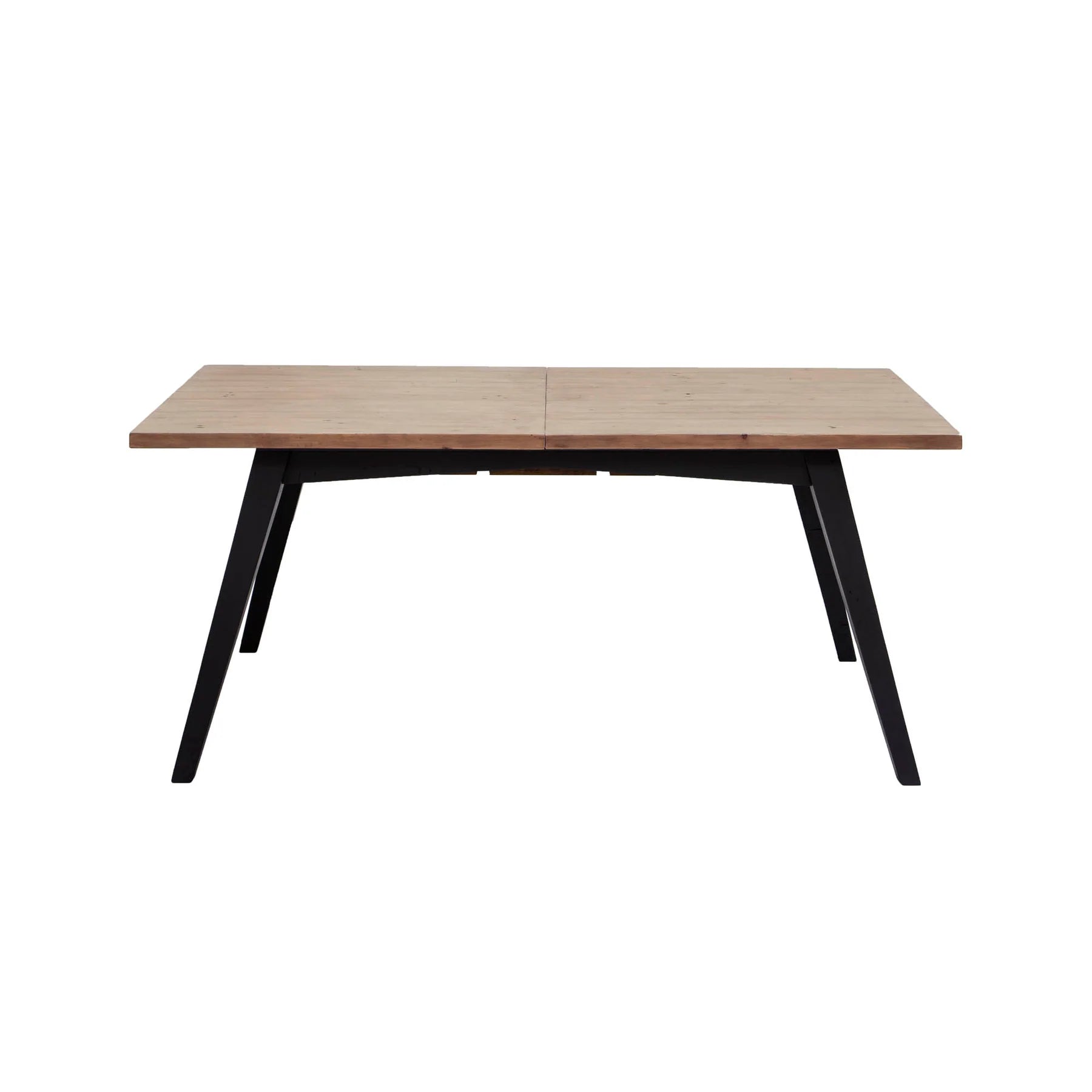 Viva Extension Dining Table - Sundried Wheat - Matte Black