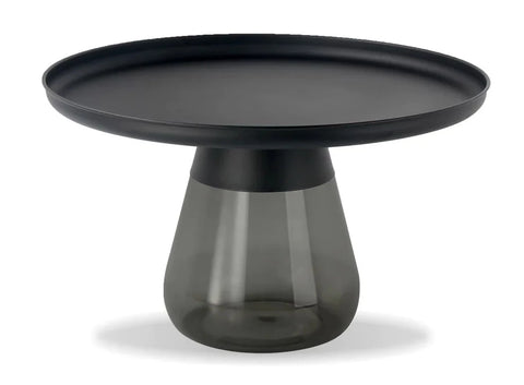 Duverre Coffee Table - Black/Smoke Grey