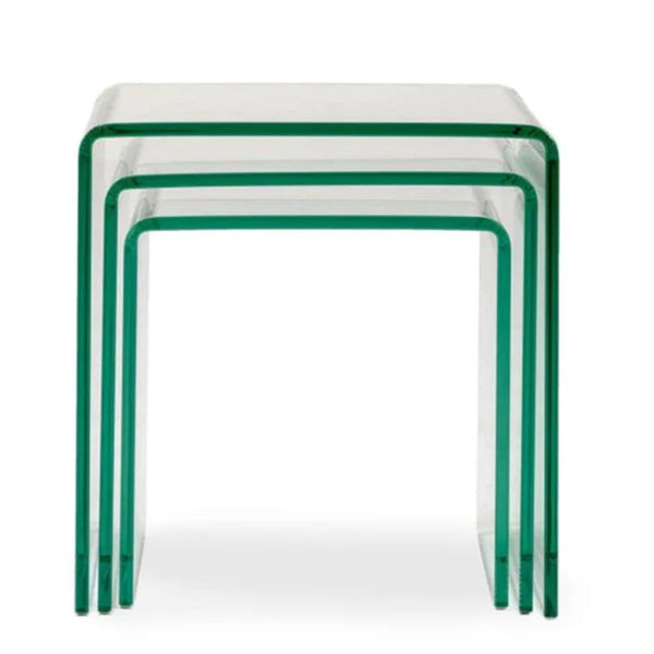 Curvo Glass Nesting End Tables