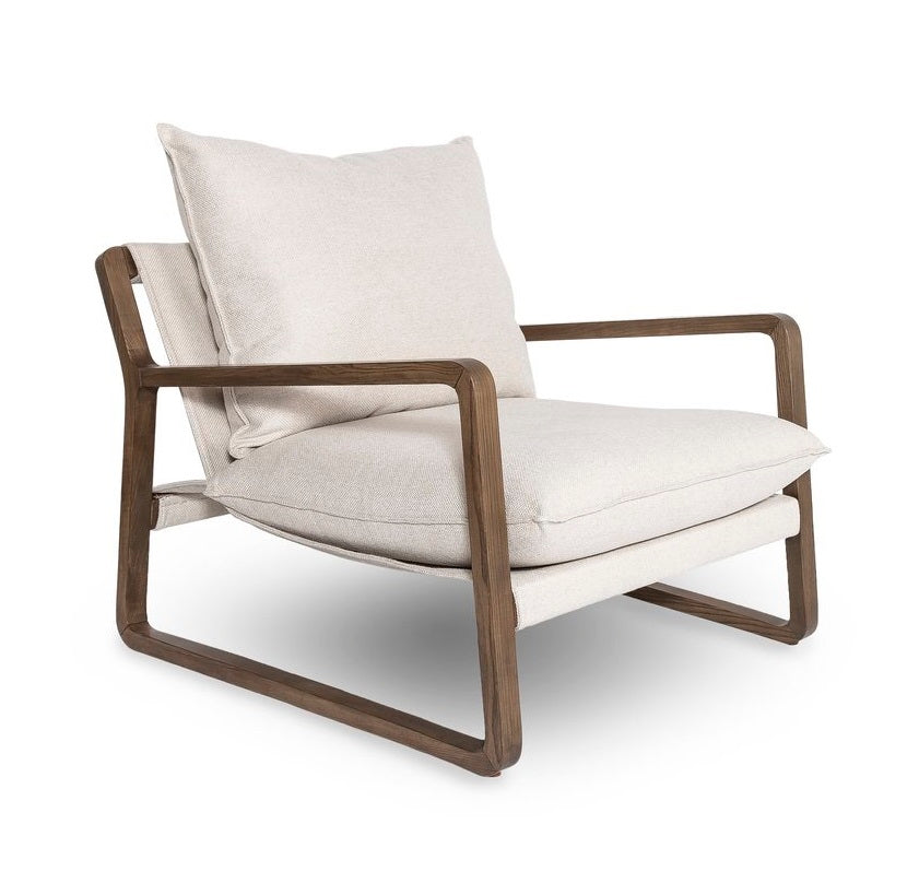 Sling Chair - Oak Frame - Cream