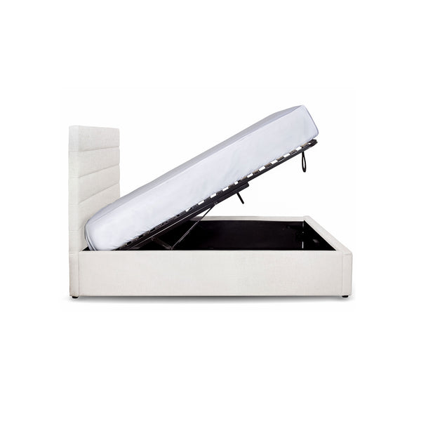 Debbie Tall Double Storage Bed – Cream