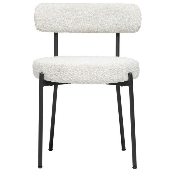 Alana Dining Chair - White Boucle