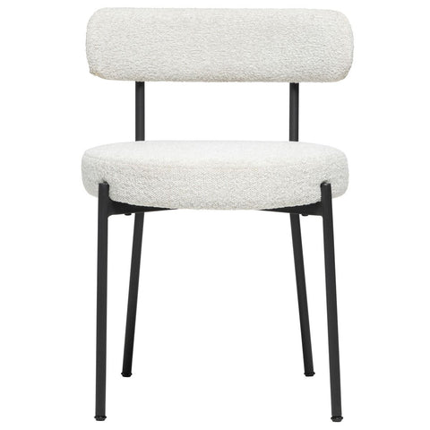 Molly Dining Chair - White Boucle
