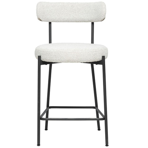 Molly Counter Stool - White Boucle