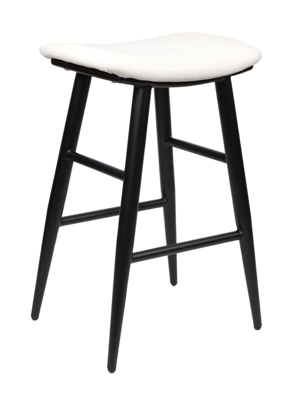 Jojo Bar Stool - Matte Black Metal Base
