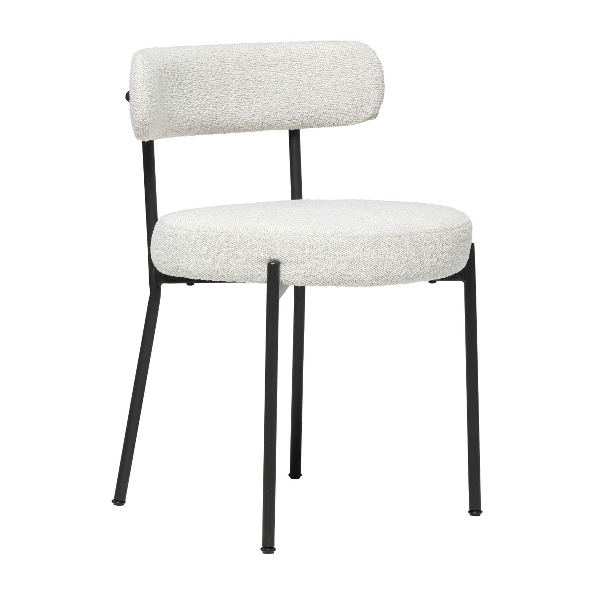 Alana Dining Chair - White Boucle