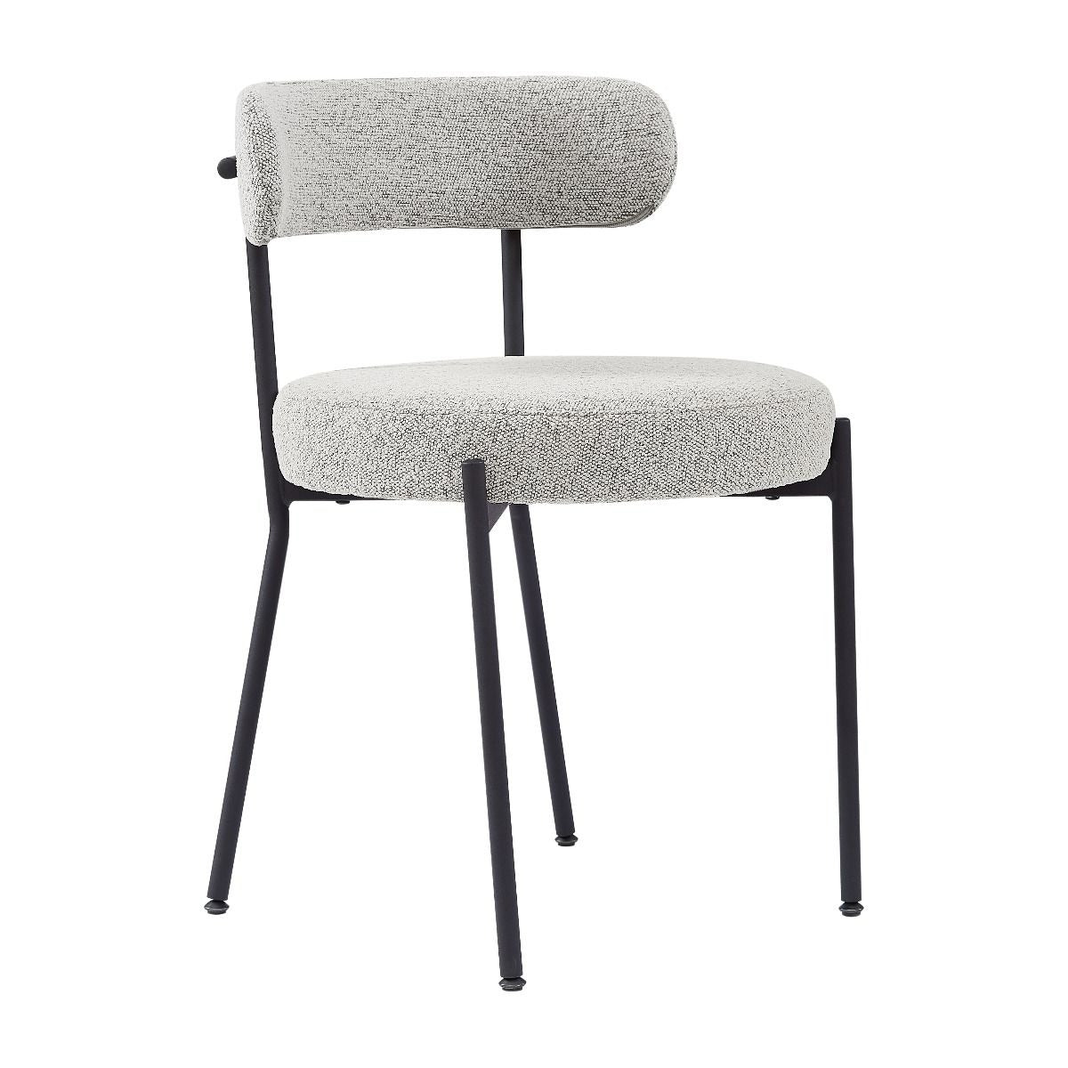 Alana Dining Chair - Grey Boucle