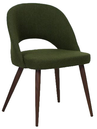 Coconut Fabric Dining Chair - Pine Green