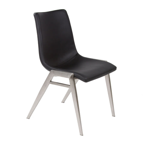 Rocket Chair - Black/Stainless Steel