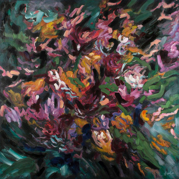 Bergenia Canvas Painting