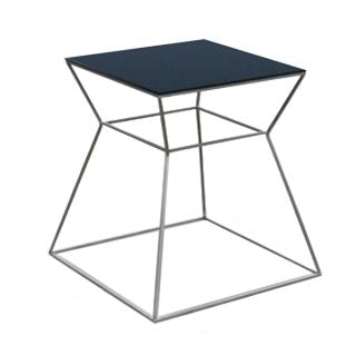 Gakko Black Glass End Table