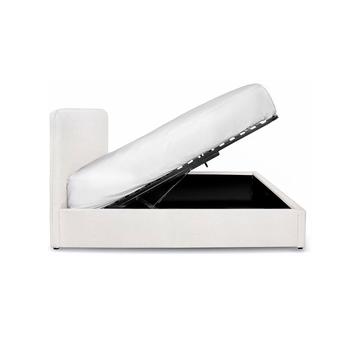 Daisy King Storage Bed - Cream