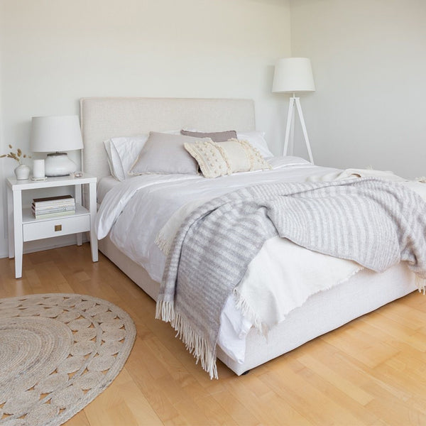 Daisy King Bed - Cream