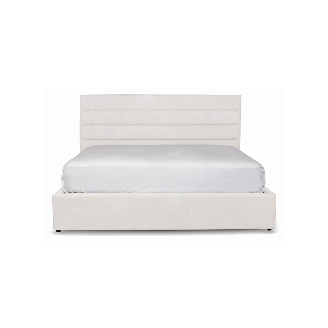 Debbie Tall Double Storage Bed – Cream