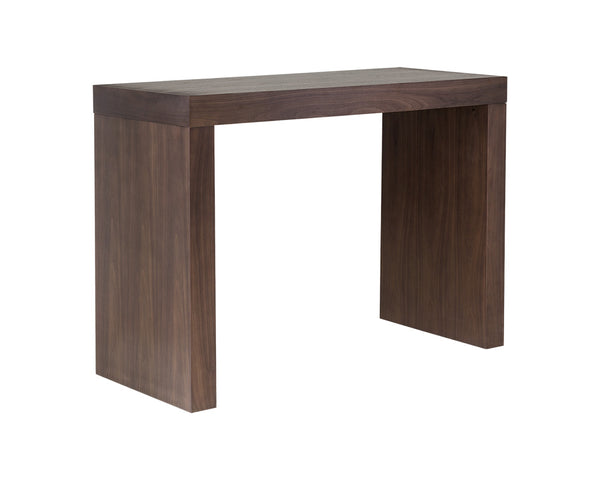 Faro Walnut C-Shape Bar Table