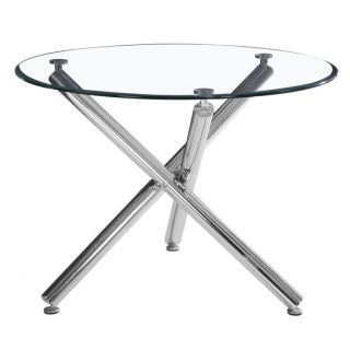 Kobe Chrome Round Dining Table