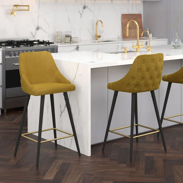 Roxanne II Counter Stool - Mustard