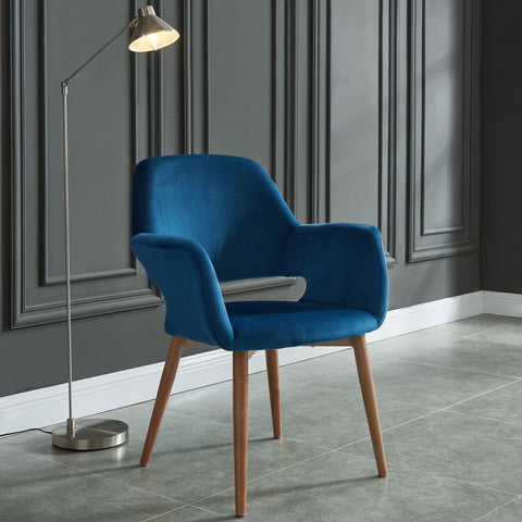 Vanessa Accent Dining Chair - Blue