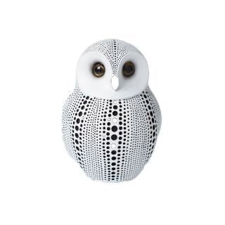 Debossed Dotted Owl - White
