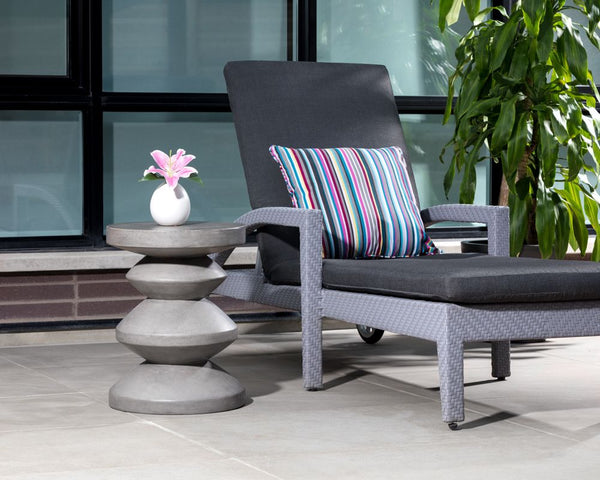 Athen End Table - Anthracite Grey
