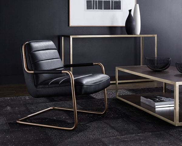 Lincoln Lounge Chair - Black