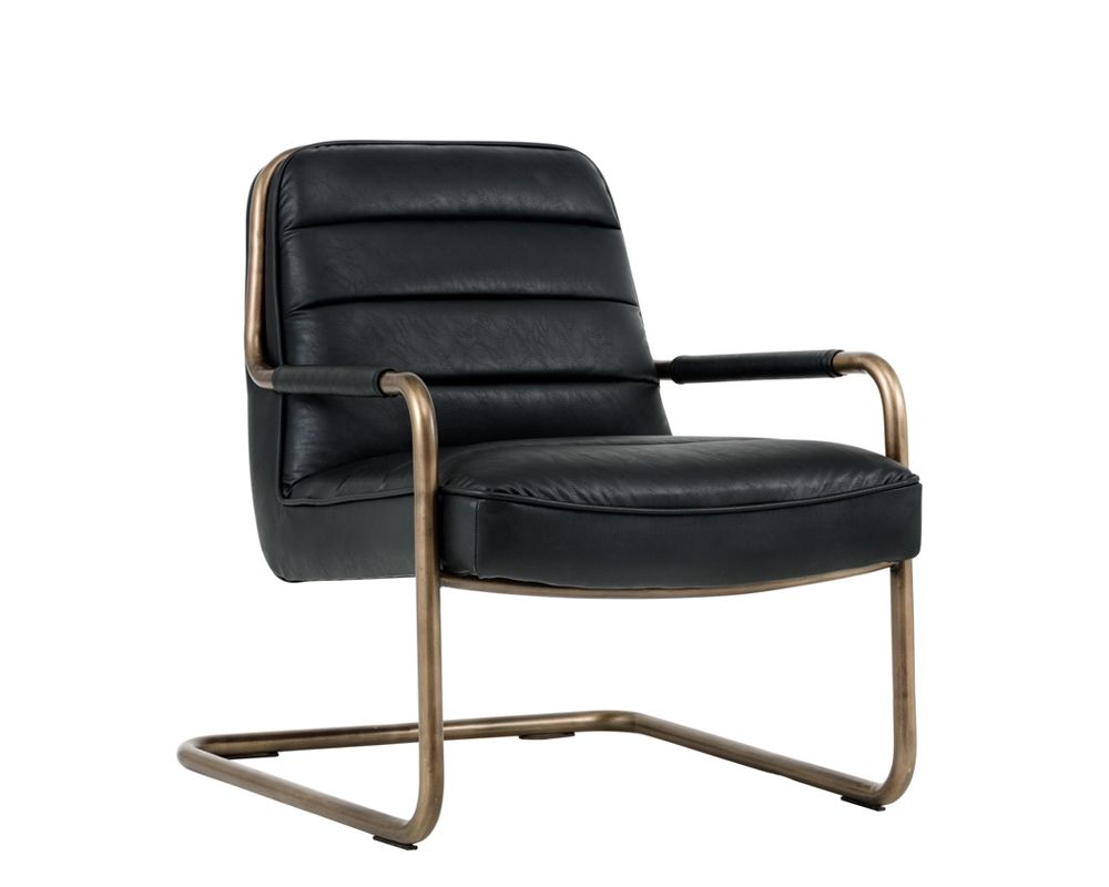Lincoln Lounge Chair - Black