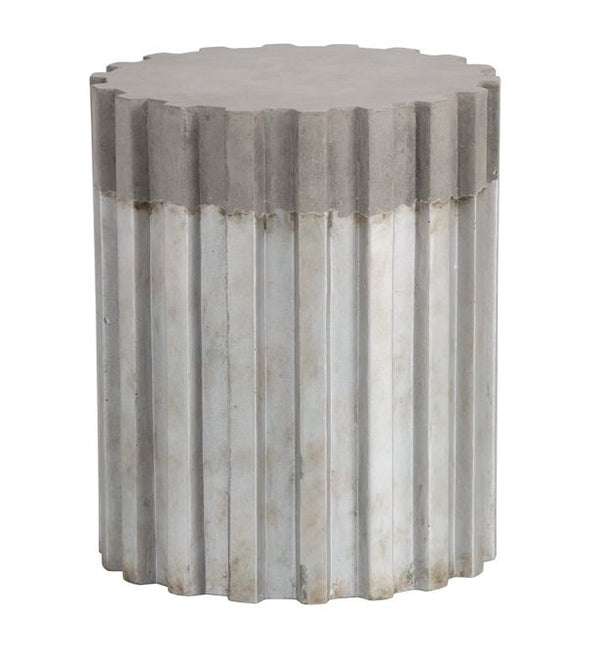 Pele Pedestal End Table